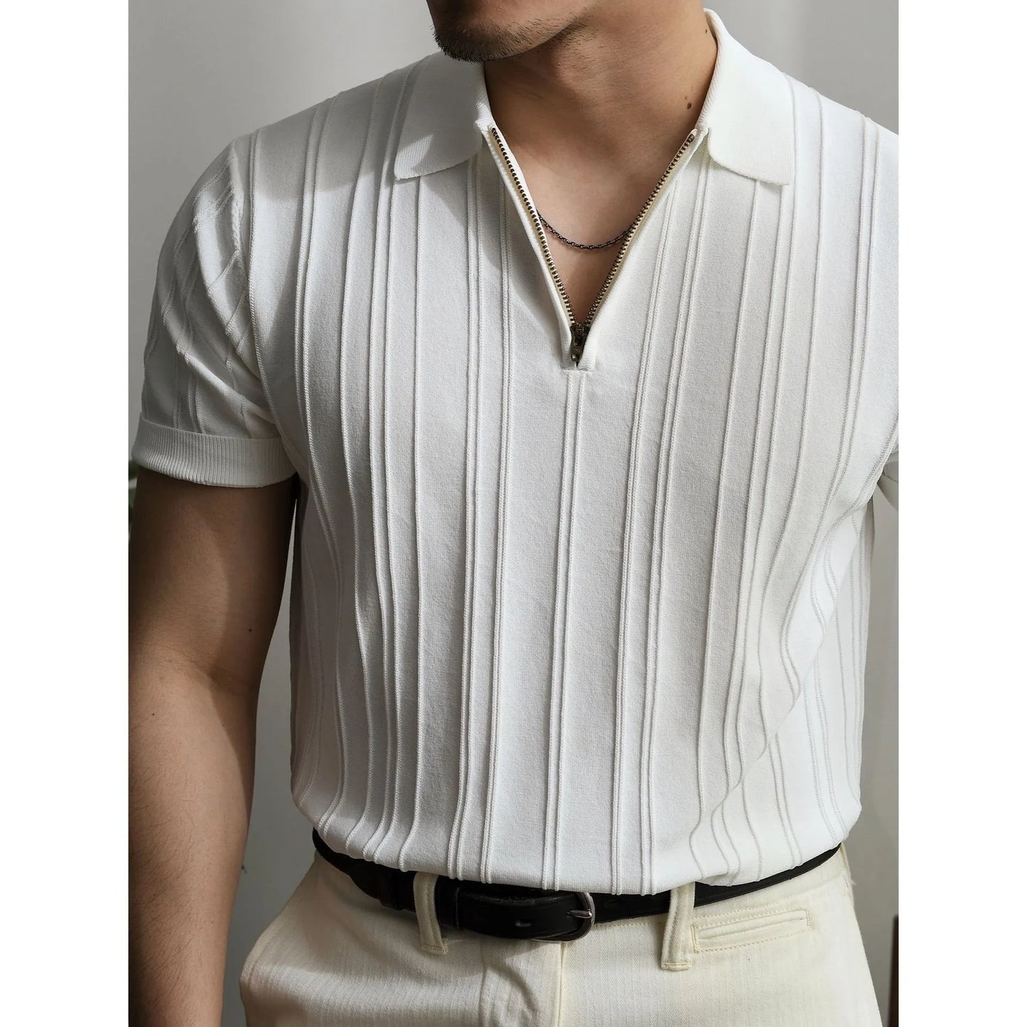 ZAVAIR | ZIP UP POLO