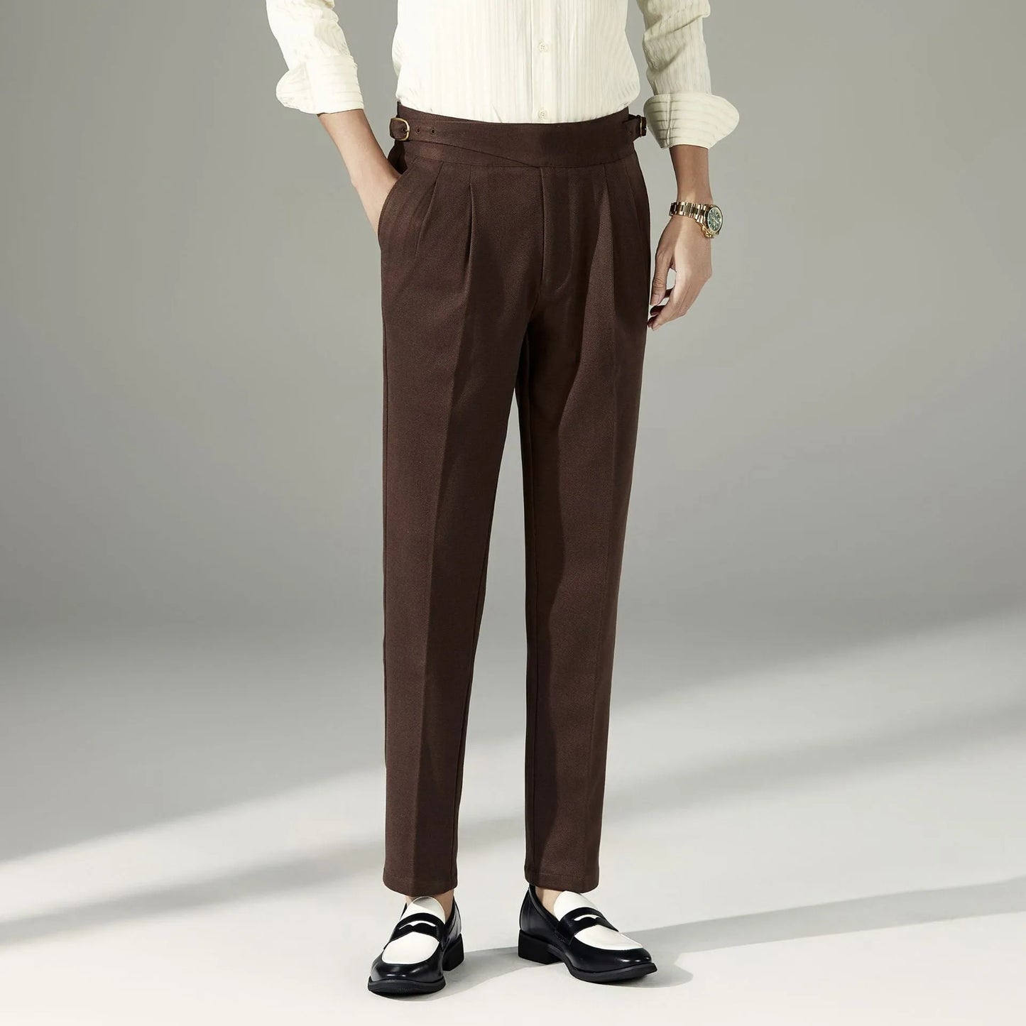 BELLAGIO - Slim Tailored Casual Pants Men