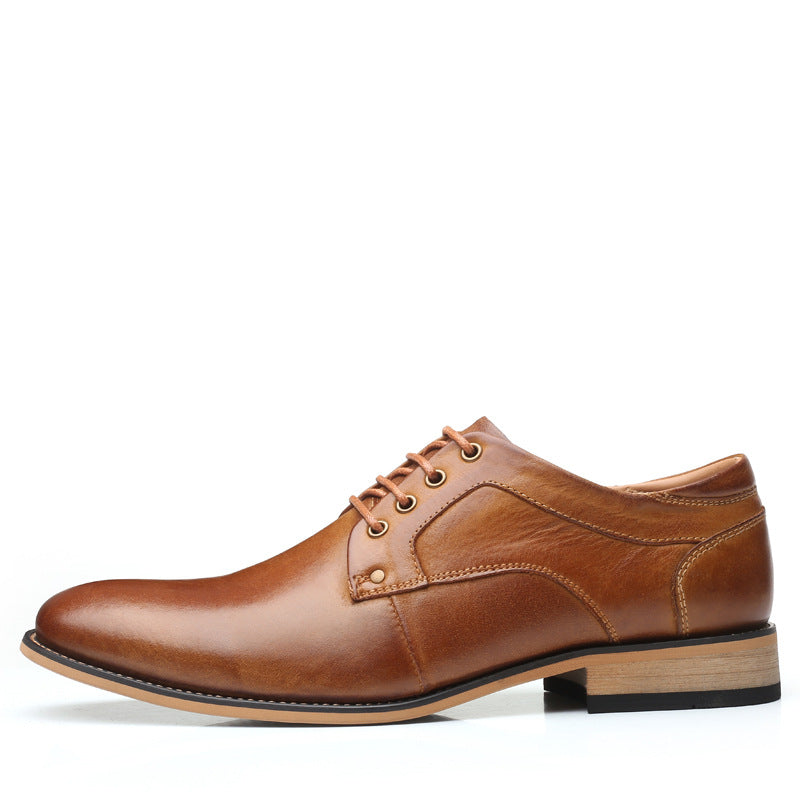 Men's cowhide leather shoes