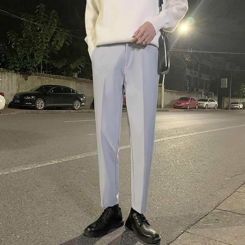KOREAN STRAIGHT LEG PANTS