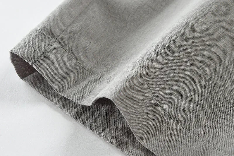 CAPRI | Men's Linen Shirt Casual Short Sleeved