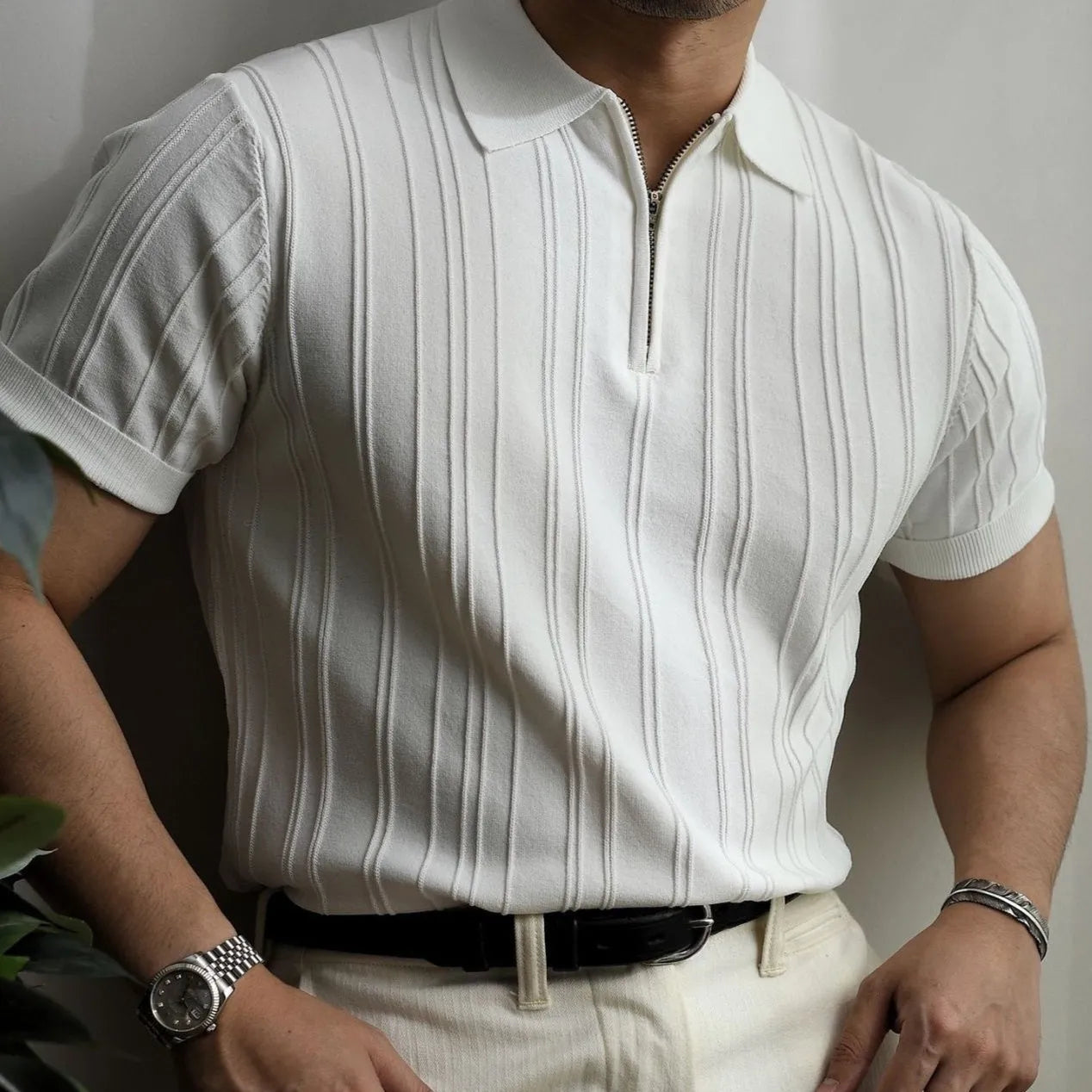 ZAVAIR | ZIP UP POLO