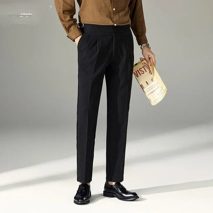 BELLAGIO - Slim Tailored Casual Pants Men