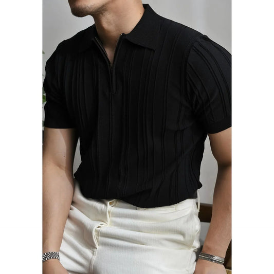 ZAVAIR | ZIP UP POLO