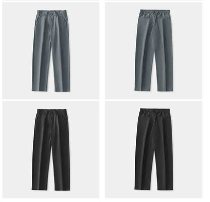 Men's Ice Silk Cool Casual Draping Suit Pants