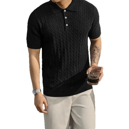 AQUA KINTTED POLO
