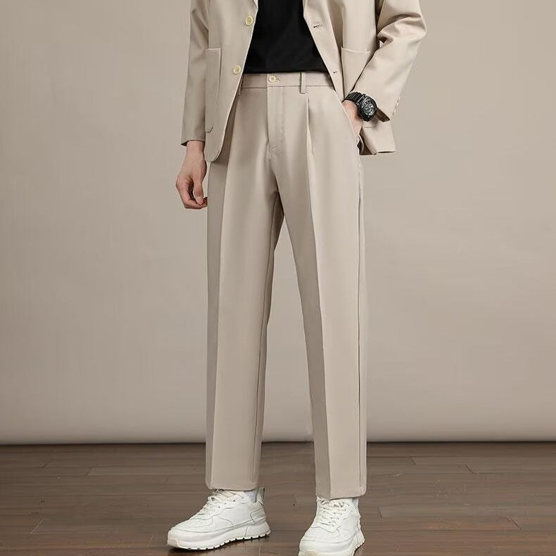 TRAIGHT CASUAL PANTS