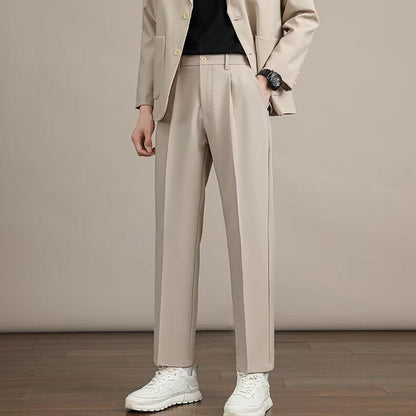 TRAIGHT CASUAL PANTS