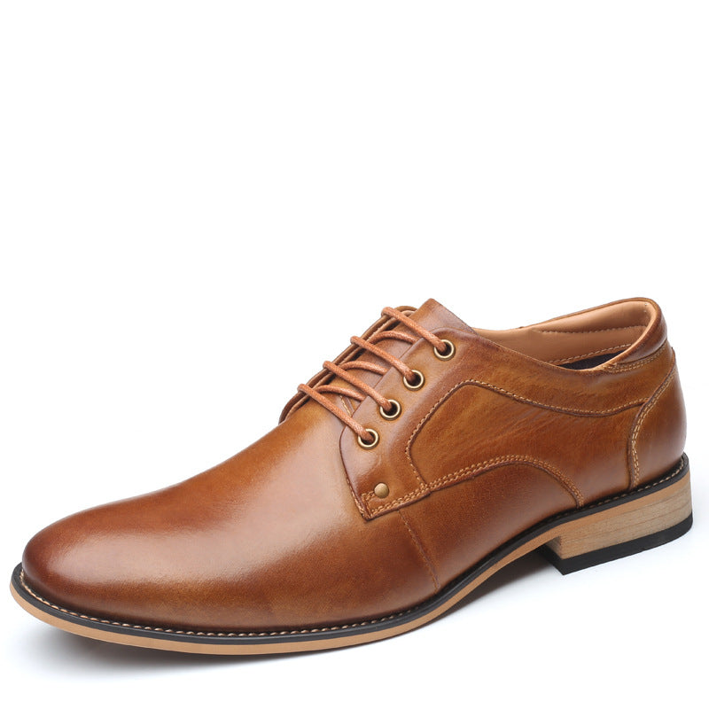 Men's cowhide leather shoes