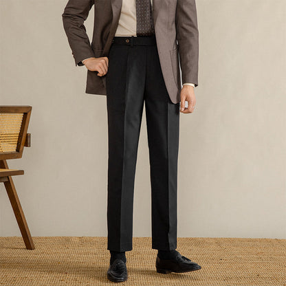 High-waistedstraight-leg Vintage Old Money Pants