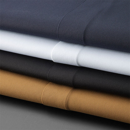 LESURE | Ultra-thin Silky Ice Silk Seamless Short Sleeve Shirt Outfit