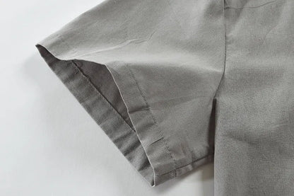 CAPRI | Men's Linen Shirt Casual Short Sleeved