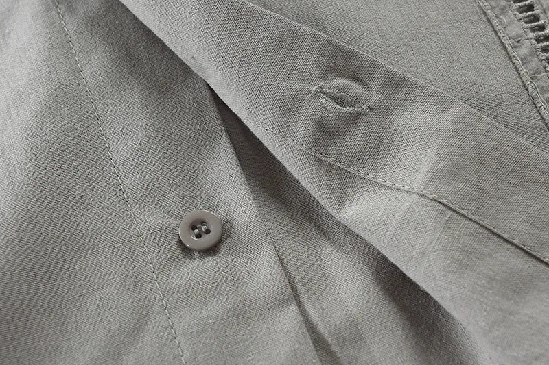 CAPRI | Men's Linen Shirt Casual Short Sleeved