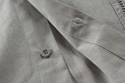 CAPRI | Men's Linen Shirt Casual Short Sleeved