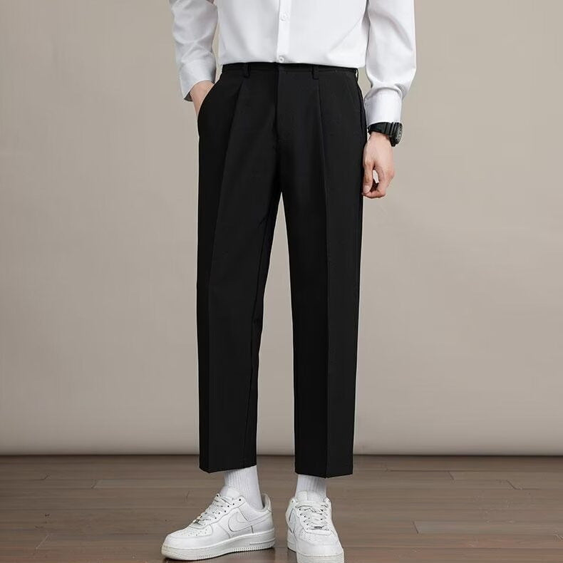 TRAIGHT CASUAL PANTS