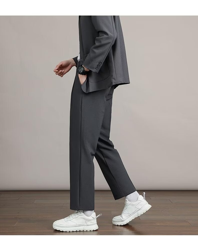 TRAIGHT CASUAL PANTS