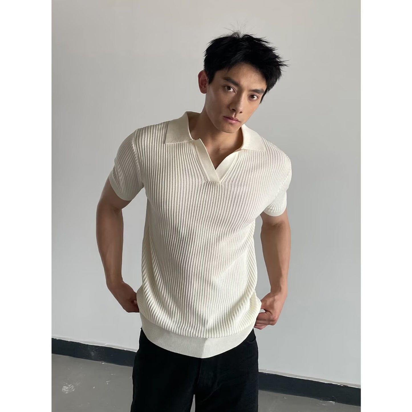 V-NECK OLD MONEY POLO
