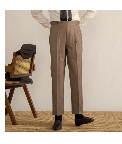 High-waistedstraight-leg Vintage Old Money Pants