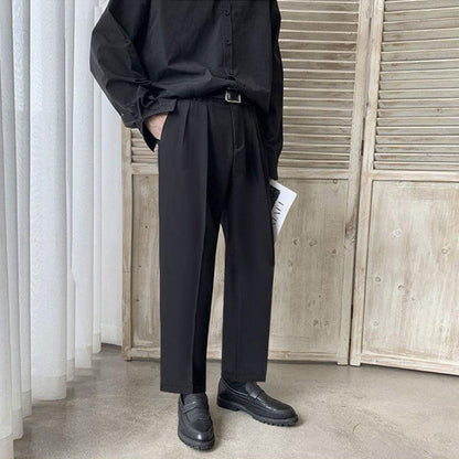 KOREAN STRAIGHT LEG PANTS