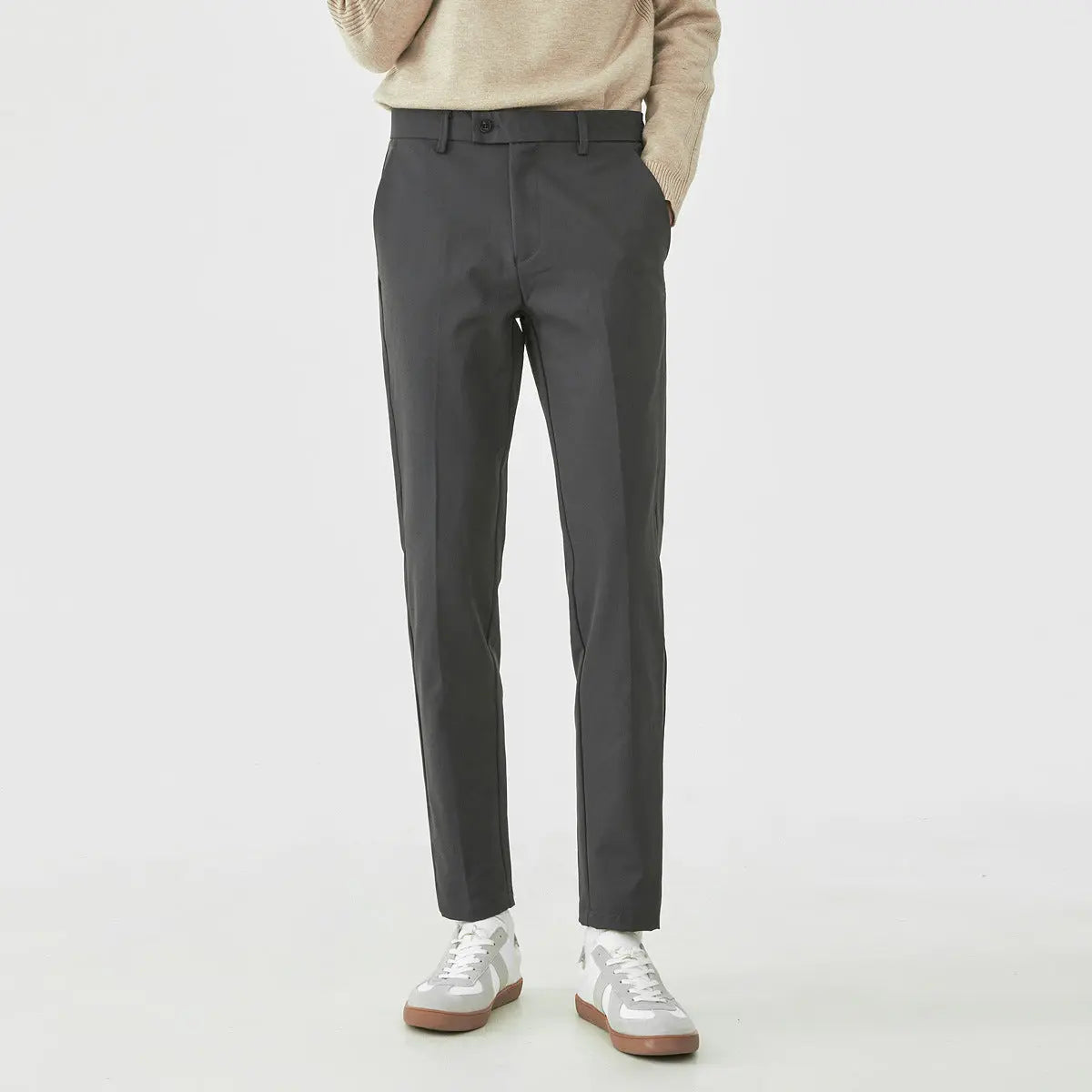 TIMEL | Slim Trousers