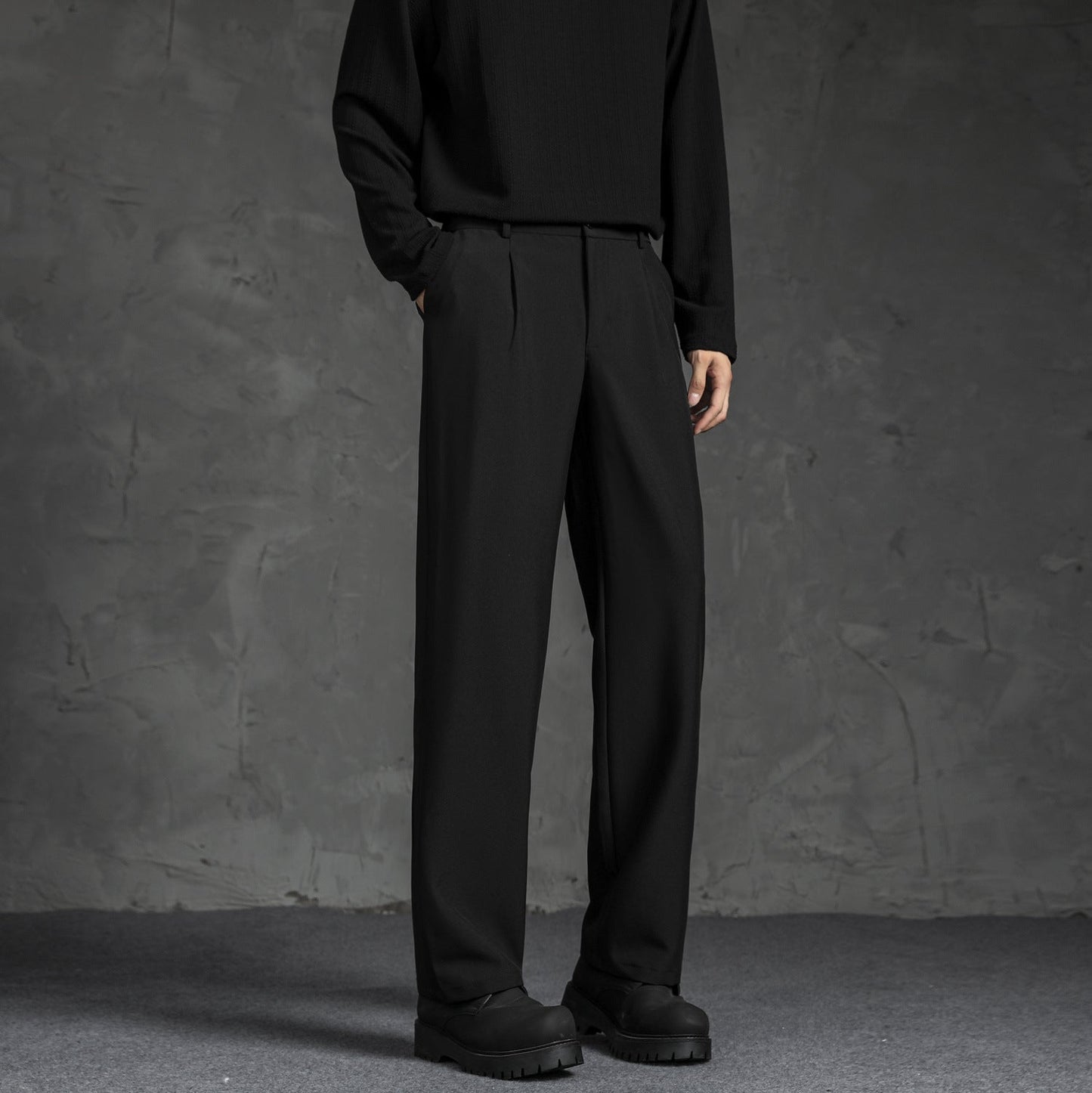 DARK LAPEL PANTS