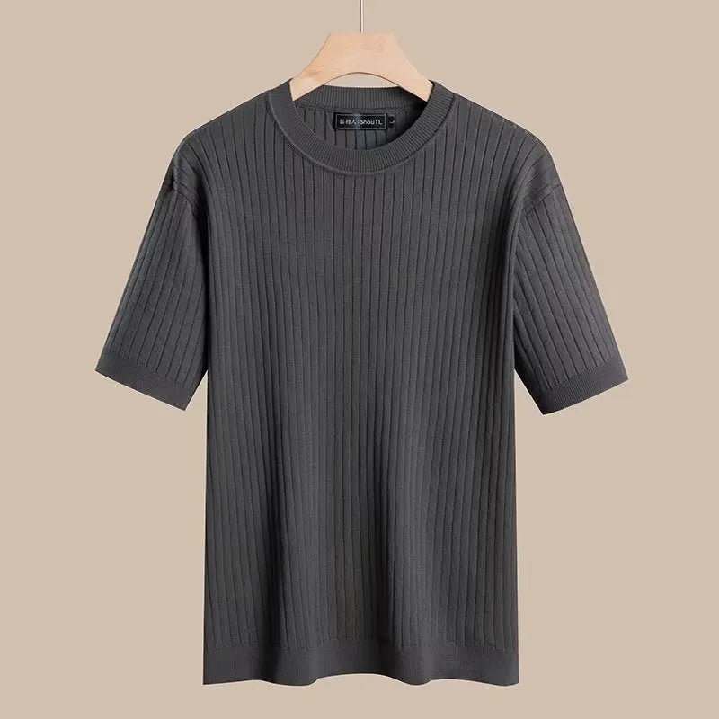 SAFIRE - Knitted Half Sleeve Top