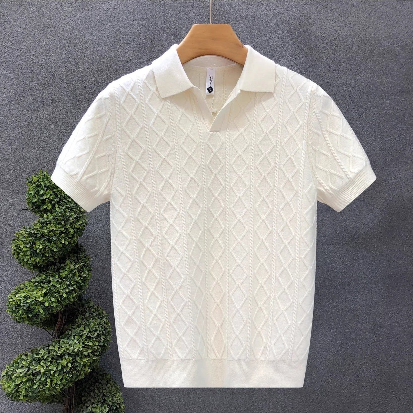 TURNDOWN V-NECK