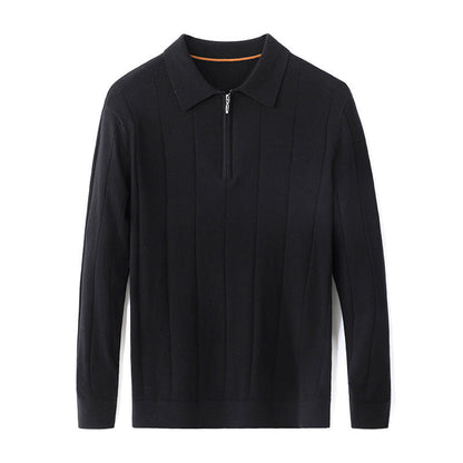 Striped Color Collision Design Bottoming Shirt