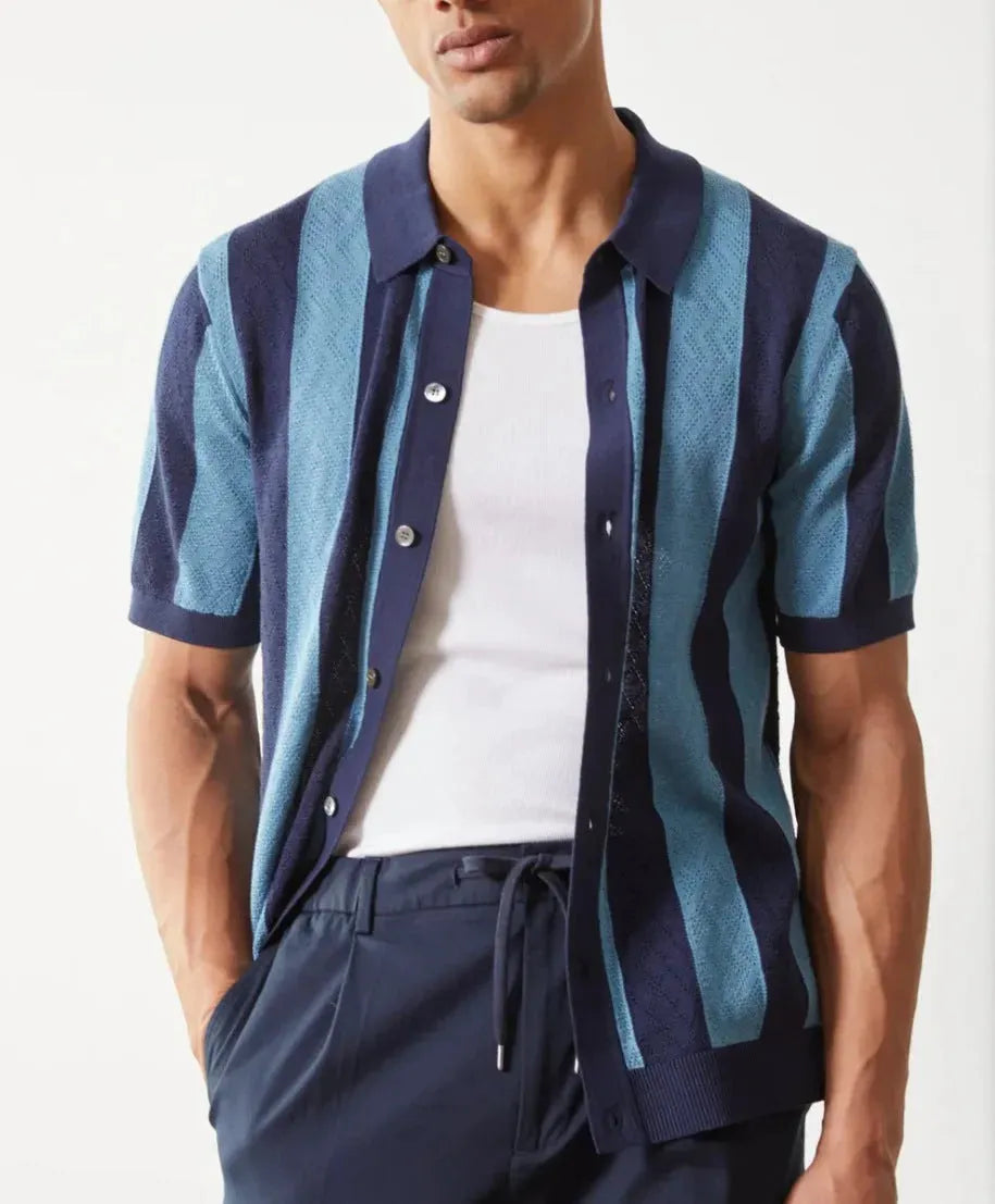 Men's Polo Hollow Breathable Shirt