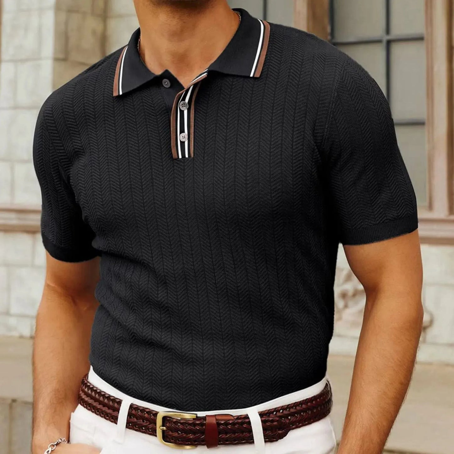 OXFORD | Men's Casual Polo Short Sleeve