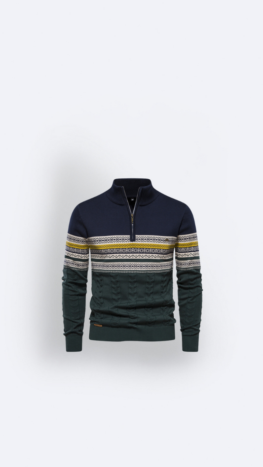 Men's  Half Zipper Sweater