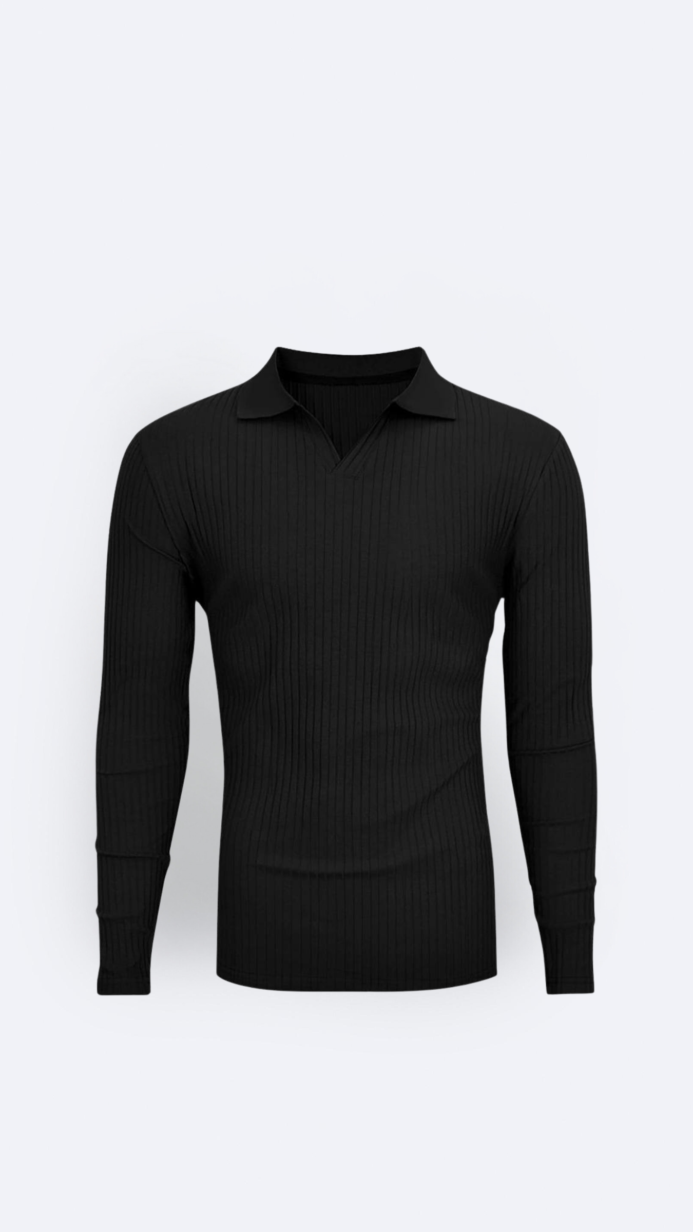 LAPEL | Old Money Slim Knit Polo Shirt