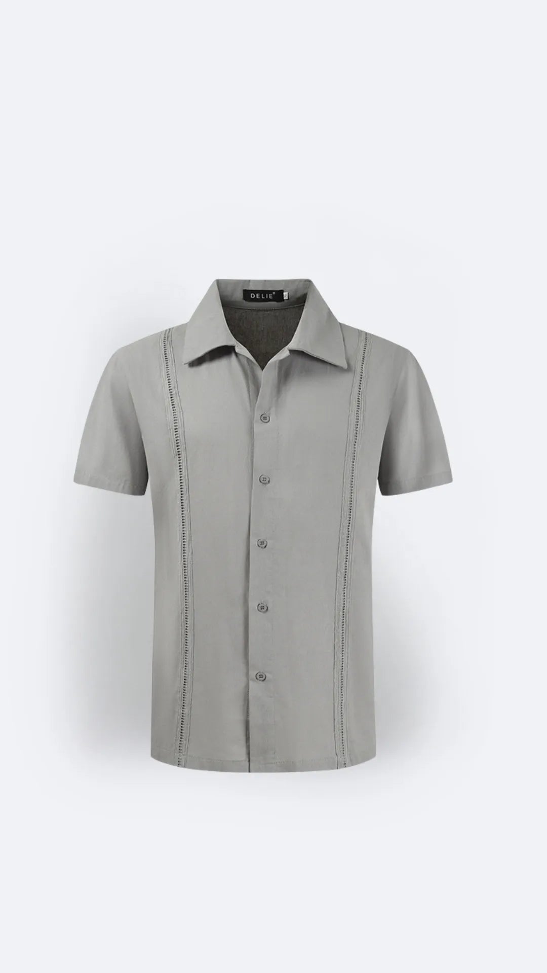 CAPRI | Men's Linen Shirt Casual Short Sleeved