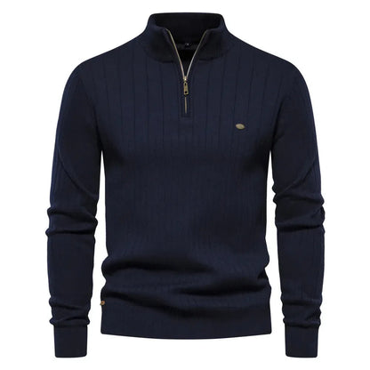 LAVIRE | Men's Sweater Half Zipper Old Money Sweater