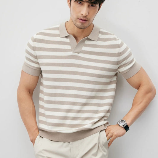 Ice Silk Knitted Polo