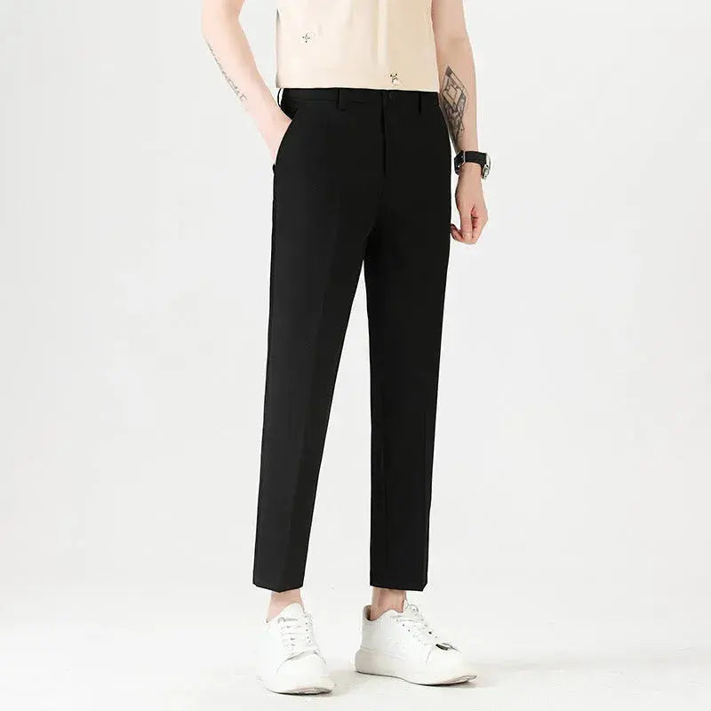 TIMEL | Slim Trousers