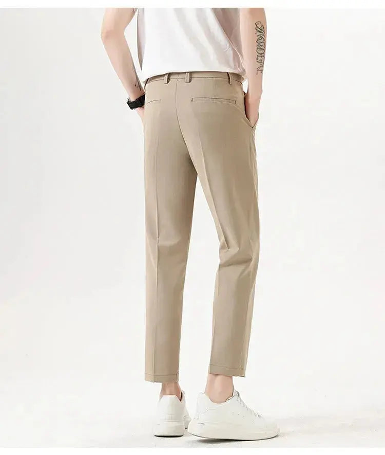 TIMEL | Slim Trousers