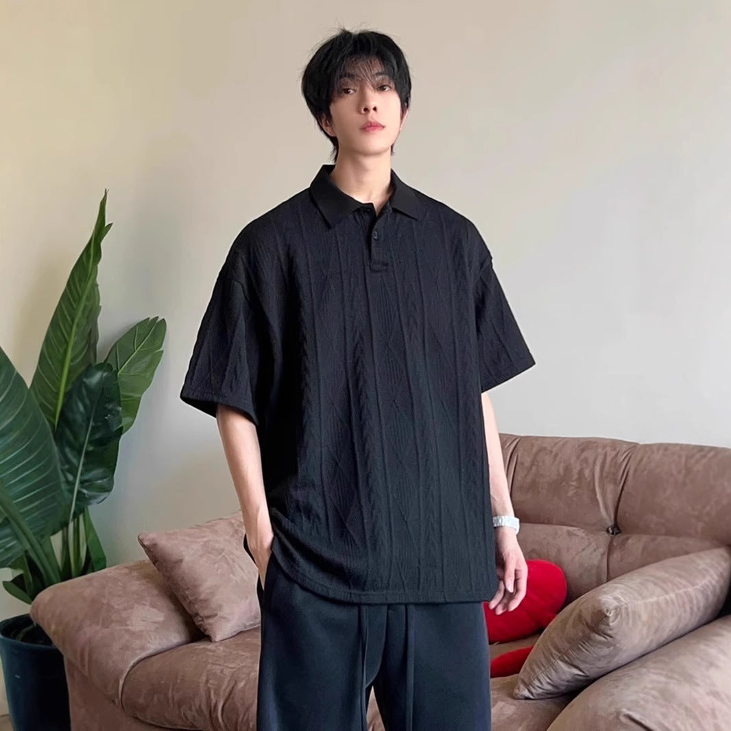 Jacquard knit - Polo Shirt