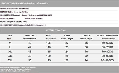 Men's Polo Hollow Breathable Shirt
