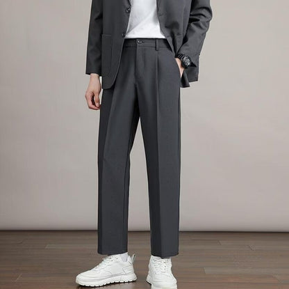 TRAIGHT CASUAL PANTS
