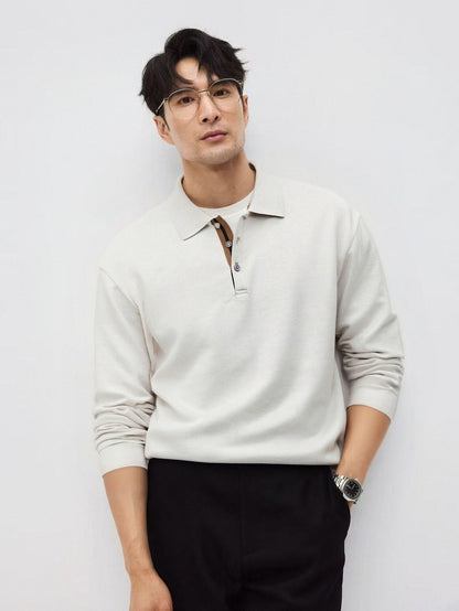 SAFI CASUAL LONG SLEEVE POLO