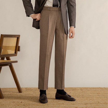 High-waistedstraight-leg Vintage Old Money Pants