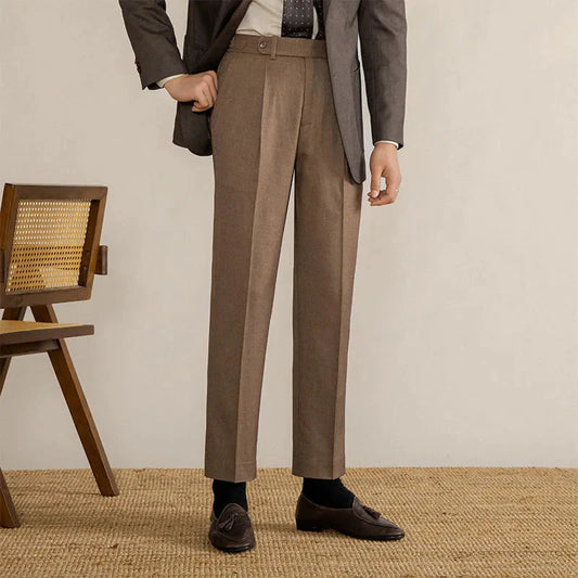 High-waistedstraight-leg Vintage Old Money Pants