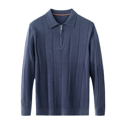 Striped Color Collision Design Bottoming Shirt